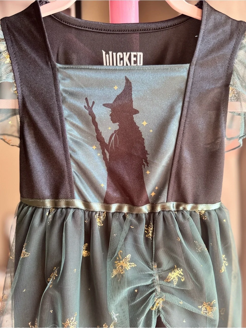 Girls' Green & Black Witch Costume Dress